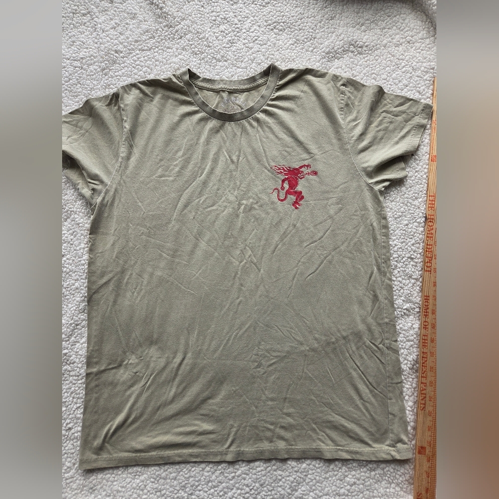 Fireball XL Whiskey  Green T-Shirt with Red Logo